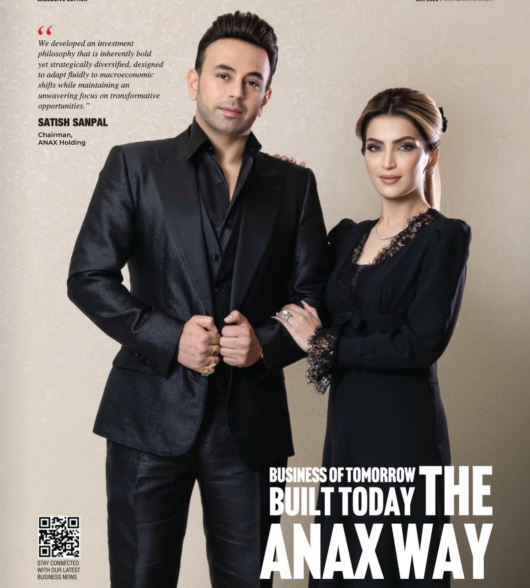 The Power Duo Cover Story - Satish and Tabinda Sanpal Business of tomorrow Built Today the ANAX Way