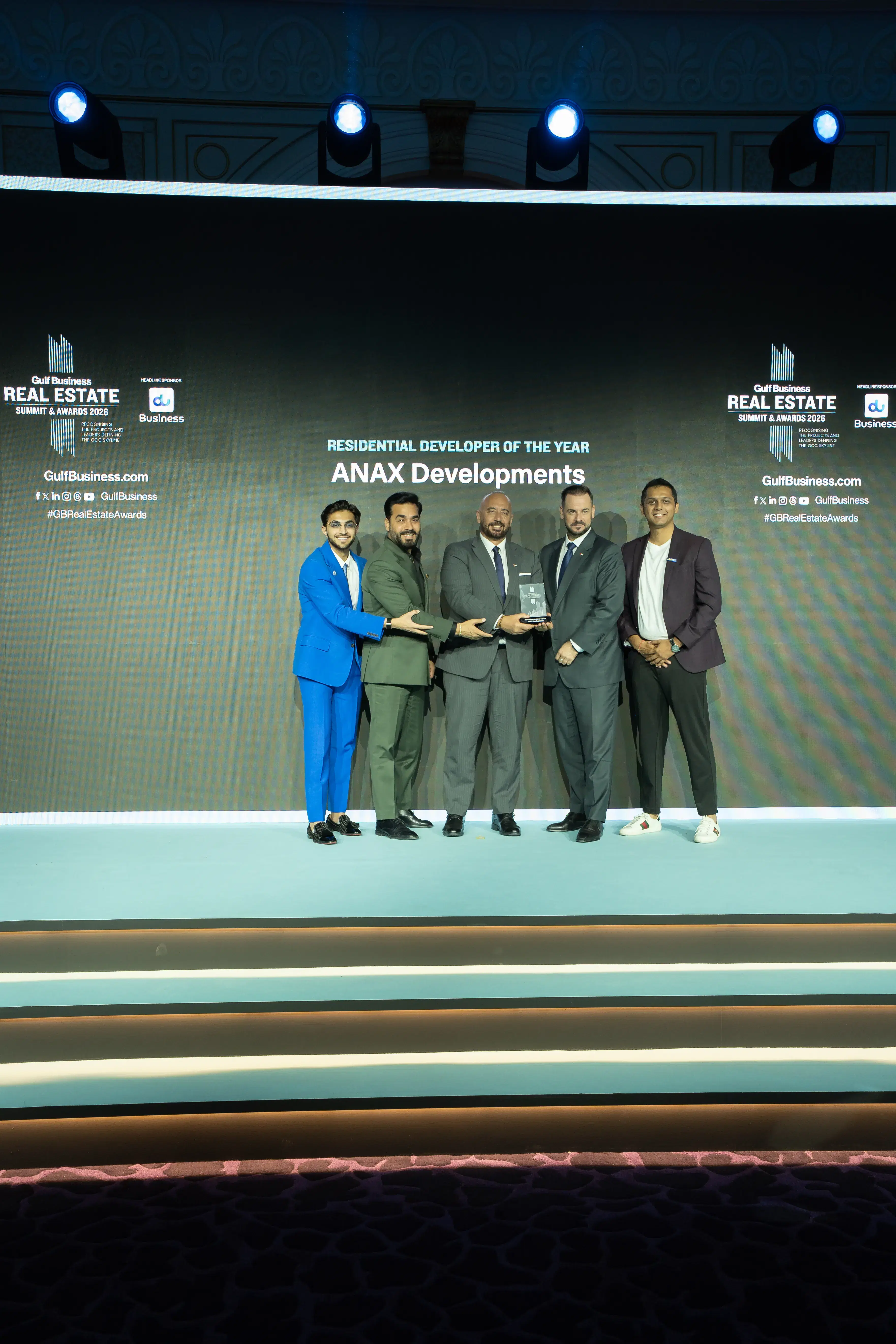 ANAX Developments wins Residential Developer of the Year at Gulf Business Real Estate Summit & Awards 2026